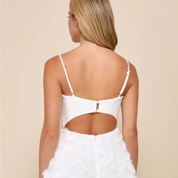 Lulu's White Floral Dress - Picture 7 of 8